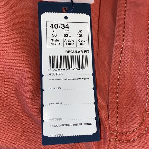 Altelier Gardeur Men’s 40x34 Rust Nevio Regular Fit Cashmere Cotton Jeans Pants - Picture 8 of 8